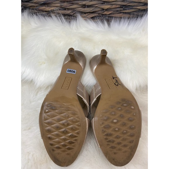 Alfani size 6.5 women step n flex Gold slip-on sandal 0806 - Picture 4 of 6